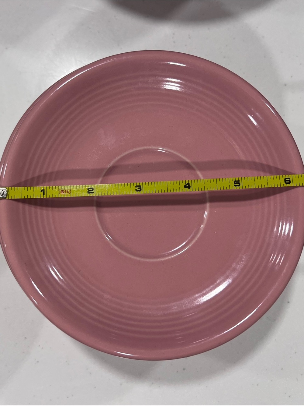Vintage Montgomery Ward Color Connection Pink Saucer